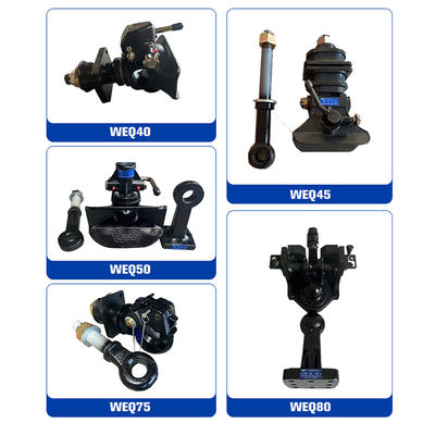 トレーラー牽引コップリング パーソナライズされたOENOとPintle Hook組み合わせヒッチで製造され,160*100/140*80ホールパターンコップリング